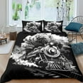thumbnail image 3 of YingD Housse de Couette Planche à Roulettes Sugar Skull Teinture sur Nœuds Taille Simple Enfants, 3 of 5
