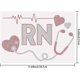 thumbnail image 2 of Aplique de transferencia para planchar con diamantes de imitación de RN Love Nurses, calcomanía de transferencia DIY, patrón de decoración con diamantes de imitación con purpurina y corazón, 2 of 7