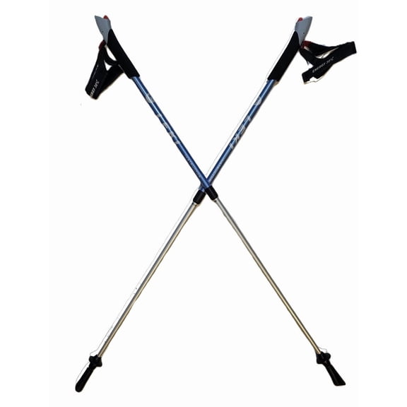 LEKI Nordic Walking Instructor Fully Adjustable Walking Pole 100130cm Light Blue