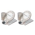 thumbnail image 1 of 2pcs Sundial Clocks Sundial Wooden Scientific Models Sundial Desktop Ornaments, 1 of 3