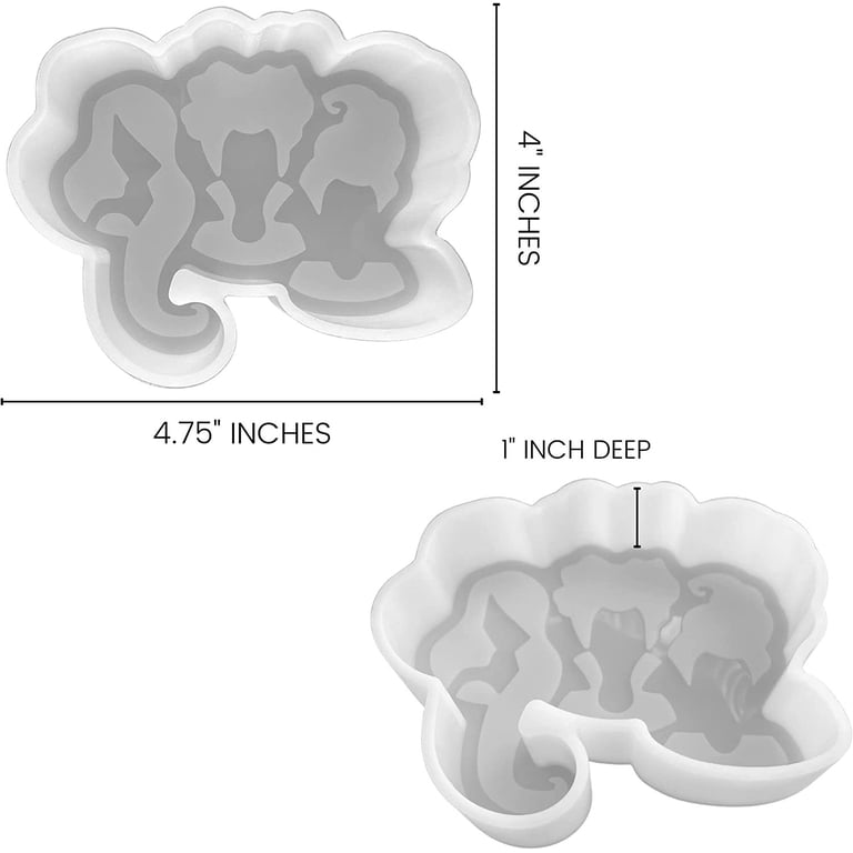 Hobbyhub Leopard Print Cowboy Boot Car Freshie Mold – Silicone Mold For DIY Soap, Candy, Resin Crafts (11.5x8x3cm)