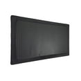 Reflex Satin Black Domed Surface 24 in. x 72 in., 5/8 in. Thick, Indoor