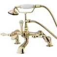 thumbnail image 1 of Clawfoot Tub Filler With Hand Shower - Polished Brass Finish, 1 of 1