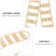 thumbnail image 4 of 1Pc Massage Roller Rope Wooden Massager Tool for Body Muscle Pain Relief (Wood), 4 of 7