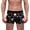 B09 Black, variant on Mens Christmas Underwear Funny Novelty Holiday Boxers Briefs Snowman Reindeer Graphic Holiday Shorts Men Lingerie, B05 Watermelon Red, Size XL