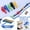 Multicolor*50, variant on 50Pc Data Cable Self-adhesive Management T-type Cable Tape Cable Ties Office & Stationery