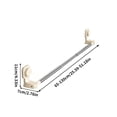 thumbnail image 3 of No-Drill Suction Cup Bathroom Towel Rack, Rustproof Wall-Mounted Telescopic Shelf for Showers/Hotels - Space-Saving Organizer for Washcloths & Toiletries, 3 of 3