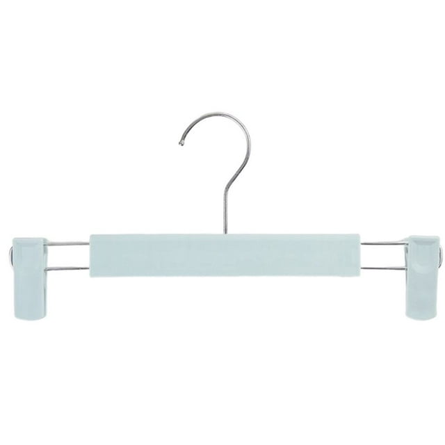 10pcs Retractable Pants Hangers with Clips Non-slip Plastic Space-Saving Hangers