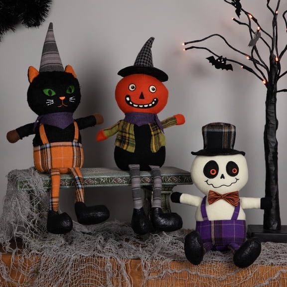 Northlight Creepy Trio of Halloween Figures - 17" - Set of 3