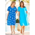 thumbnail image 6 of Woman Within Plus Size Perfect Short-Sleeve V-Neck Tee Dress, 6 of 6