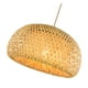 thumbnail image 5 of ColoMX Tono de lámpara tejida de bambú de estilo rústico de lámpara colgante de lámpara de lámpara colgante, 5 of 7