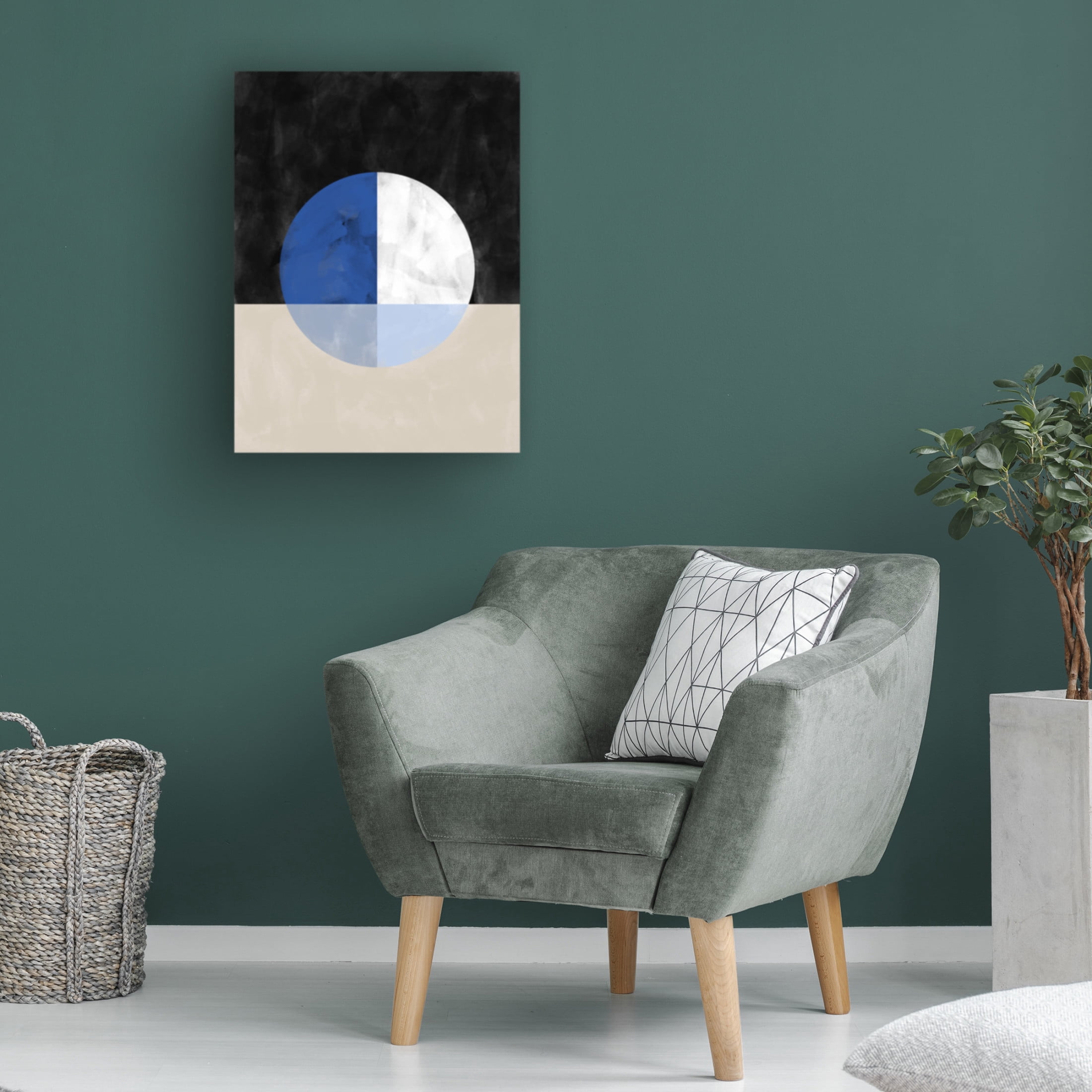 Trademark Fine Art Elena Ristova  Indigo30 Canvas Wall Art