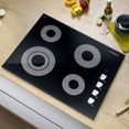 thumbnail image 4 of 24 in. Electric Ceramic Glass Cooktop with 4 Elements Dual Zone Element, 4 of 12