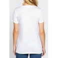 thumbnail image 4 of Women's Short Sleeve V-Neck Relaxed Fit T-Shirt with Chest Pocket 3-Pack, 4 of 4