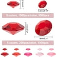 thumbnail image 2 of 6000Pcs Acrylic Diamonds Crystals Clear Gems Plastic Diamonds Clear Diamond Gems Vase Filler Acrylic Rock Diamond Stones for Birthday Wedding Party Decors(8mm 4.5mm) Mixed Color 1box, 2 of 5