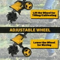 thumbnail image 7 of ZEGJAW 14 Inch Electric Tiller Cultivator Corded, 12 Amp Tiller for Gardening, Garden Rototiller for Soil Digging with Adjustable Wheels, 7 of 7