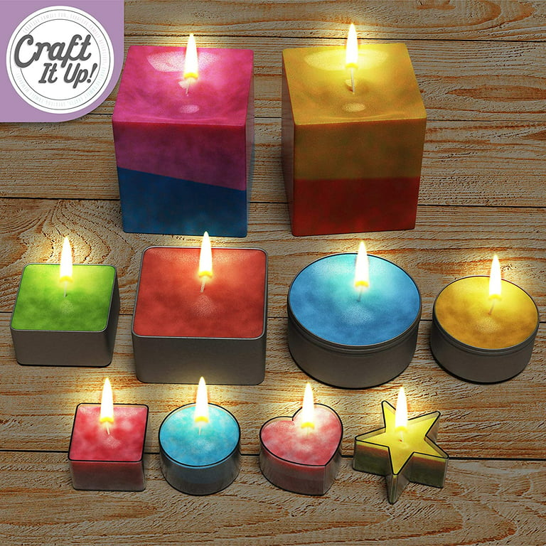 DIY Candle Making Kits Soy Wax Candlestick Silicone Mold
