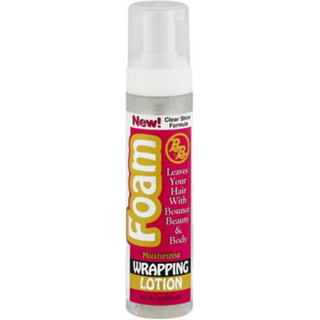 Bronner Brothers Foam Moisturizing Wrapping Lotion, 8.5 oz (Pack of 4)