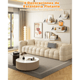 thumbnail image 5 of Repisas Flotantes Labg Madera Modernas Estantes Baño Topon 4 Pzs Blanco, 5 of 5
