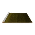 thumbnail image 2 of Ahgly Company Machine Washable Indoor Rectangle Abstract Yellow Contemporary Area Rugs, 2' x 5', 2 of 4