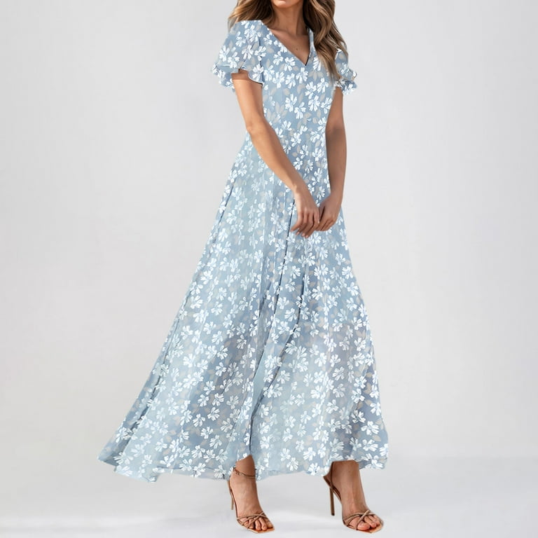 Garden Party Floral Print Summer Dress Garden Party Floral Print Summer Dress