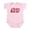 Petal Pink, variant on CafePress - Baby Bear Claw Infant Bodysuit - Baby Light Bodysuit, Size Newborn - 24 Months