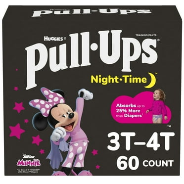 Sous-vêtements d’entraînement Night Time de Pull-Ups, Emballage Giga, Tailles: 2T-6T