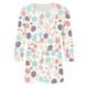 thumbnail image 5 of TaTaai Casual Easter Pullover for Women 3/4 Sleeve Round Neck Printed Loose Fit T Shirt Fashion Top Soft Comfortable Lightweight Blouse for Spring Summer Gift, 5 of 5