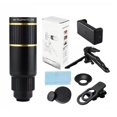 thumbnail image 2 of Lente 22x Kit de Teleobjetivo de Teléfono Con Titular de Teléfono Lente Clip de Té de Timbre Mínimo de Tela de Limpieza Mini Trypode Para Caminatas Camping Wildlife, 2 of 7