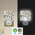 thumbnail image 2 of Yayeee LED Night Light for The Home Plug in With Light Sensors 2 Pack, White Christmas Holly, 2 of 6