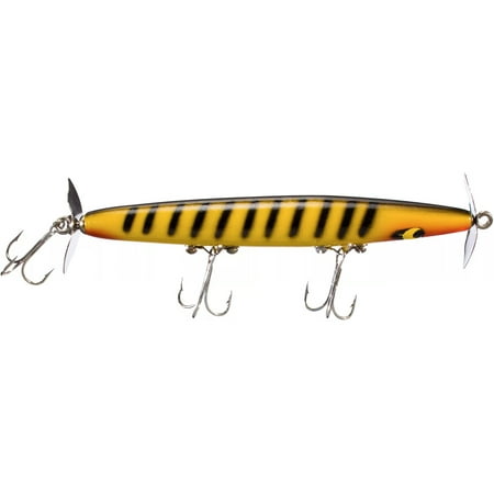 UPC: 0049575100050 | Smithwick Devils Horse 3/8 oz Surface Fishing Lure – Yellow/Black Stripe
