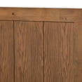 thumbnail image 5 of Baxton Studio Amira Transitional Wood Back Support Platform Bed, Twin, Ash Walnut, 5 of 9