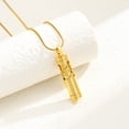 thumbnail image 4 of Hollow Cylinder Urn Necklace for Ashes Vial Cremation Jewelry for Women Men Memorial Keepsake Locket Necklace, 4 of 6
