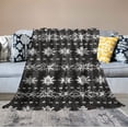 thumbnail image 2 of ONETECH  Christmas Throw - Large Fluffy Blanket Throw Over for Bed, Sofa, Couch - Plush Snuggly Cosy Winter Warmer - Scandi Nordic Grey, 2 of 6