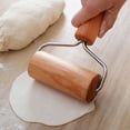 thumbnail image 6 of Small Rolling Pin, Pizza Dough Roller, Non Stick Wood Pastry Roller, Kitchen Wooden Rolling Pins for Baking Cooking Cookie Bread Tortilla Dumpling Fondant Clay, 6 of 9