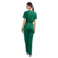 thumbnail image 3 of Strictly Scrubs Women’s Scrub Set – Includes V-Neck Top and Elastic Pant (Medium, Hunter), 3 of 7