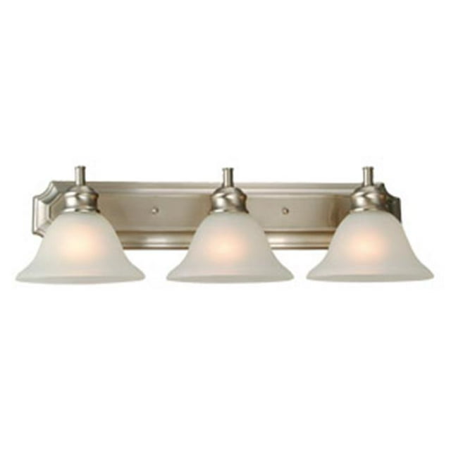 Design House 510263 Bristol 3-Light Vanité Lumière&44; Finition Nickel Satiné