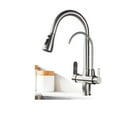 thumbnail image 1 of Purified Kitchen Faucet 360 Degree Rotation Purification Deck Mounted Filtered Water Sink Hot Cold Water Mixer Tap ,Effortless Installation, 1 of 7
