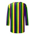 thumbnail image 4 of PMUYBHF T-Shirt Imprimé Joyeuses Fêtes Manches 3/4 Col Rond Blouse 4624 L, 4 of 5