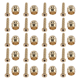 thumbnail image 2 of 20Pcs Bicycle Brake Olive Brass Connecting Insert Kit for BH59 Hydraulic Disc Brake Hose,4, 2 of 5