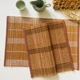 thumbnail image 5 of HEVIRGO Bamboo Woven Placemat Retangle Shape Thickened Parties Weddings Banquets Table Decoration Dining Kitchen Mat, 5 of 10