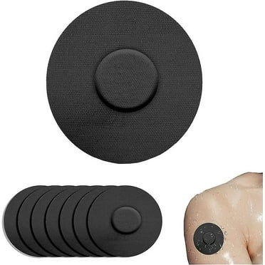 Sweatproof CGM Sensor Covers for Freestyle Libre 1, 2 & 3 Sensors - Adhesive Patches with No Glue in the Center