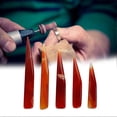 thumbnail image 2 of 5pcs Agate Knife Burnisher Hand Craft Jewelry Making Tool for Gold/Silver Polishing (Red), 2 of 4