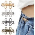 thumbnail image 1 of juegos de ajuste de cintura para pantalones de trébol, botones de mezclilla ajustres para jeans sueltos, ajustres de cintura sin botones de costura, pantalones apretres de botones, clips de, 1 of 3