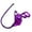 Purple, variant on Kelon Intimates Clearance Men's Polyester Underwear Men's Sexy Invisible Underwear Briefs G-Strings Traceless Crotch Lingerie