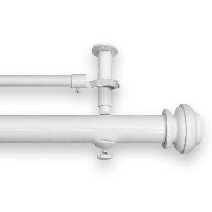 Bold Pole Adjustable Double Curtain Rod Set