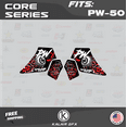 thumbnail image 2 of Kalair GFX Graphics Kit for Yamaha PW50 (All Years) Core Series, 2 of 5