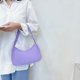 thumbnail image 4 of Sonducket Bolso de hombro elegante hecho con nailon para combinar fácilmente con bolso de mano para mujer Bolsos de mujer Bolsas de mensajero y de hombro púrpura, 4 of 6