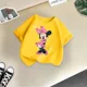 thumbnail image 4 of Linda camiseta informal de algodón de Minnie de Disney para niños, ropa de verano, moda urbana, camiseta de cuello redondo para niñas, camiseta deportiva para niños, 4 of 4