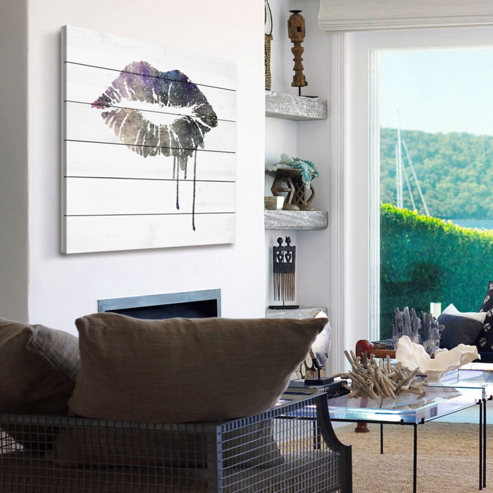 Marmont Hill Lips Dripping Wall Art